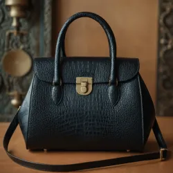 photo of #1 black leather bag