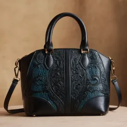 photo of #1 black leather bag