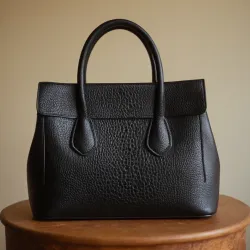 photo of #1 black leather bag