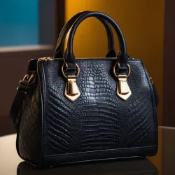 photo of #1 black leather bag