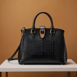 photo of #1 black leather bag