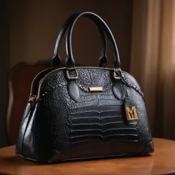 photo of #1 black leather bag