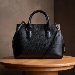 photo of #1 black leather bag
