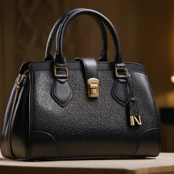 photo of #1 black leather bag