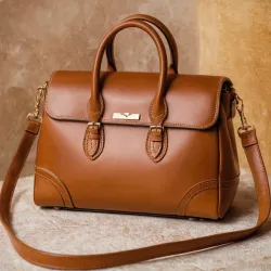 photo of #2 brown leather bag
