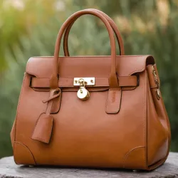 photo of #2 brown leather bag