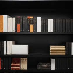 photo of #1 monocolor books on shelves