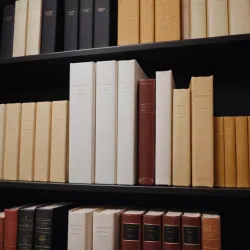 photo of #1 monocolor books on shelves