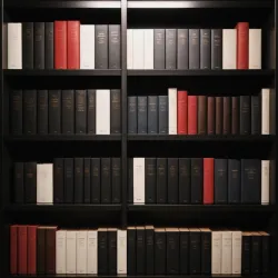 photo of #1 monocolor books on shelves