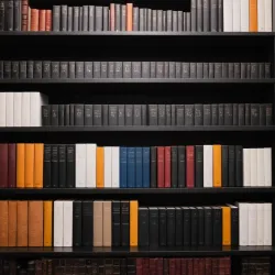 photo of #1 monocolor books on shelves