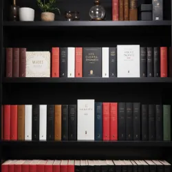 photo of #1 monocolor books on shelves