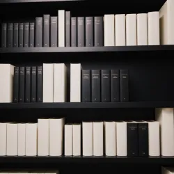 photo of #1 monocolor books on shelves