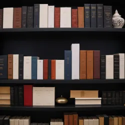 photo of #1 monocolor books on shelves