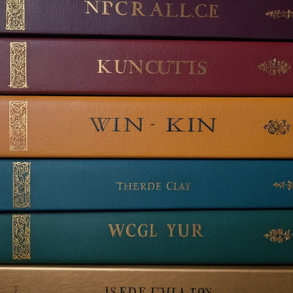 detailed photo of multicolor books on shelves