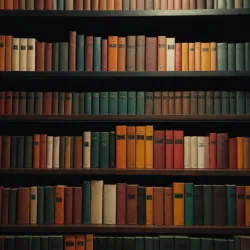 photo of #2 multicolor books on shelves