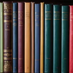 photo of #2 multicolor books on shelves