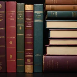 photo of #2 multicolor books on shelves