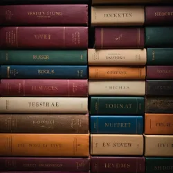 photo of #2 multicolor books on shelves