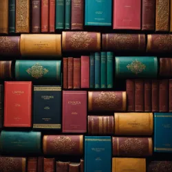 photo of #2 multicolor books on shelves