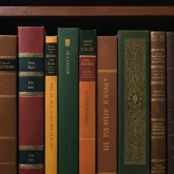 photo of #2 multicolor books on shelves