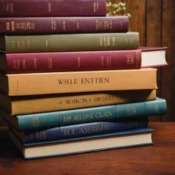 photo of #2 multicolor books on shelves