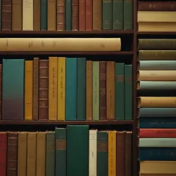 photo of #2 multicolor books on shelves