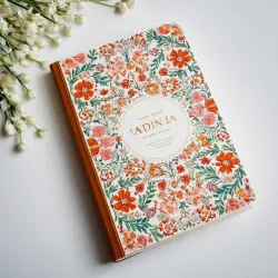 photo of #6 white book with floral pattern