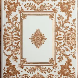 photo of #6 white book with floral pattern