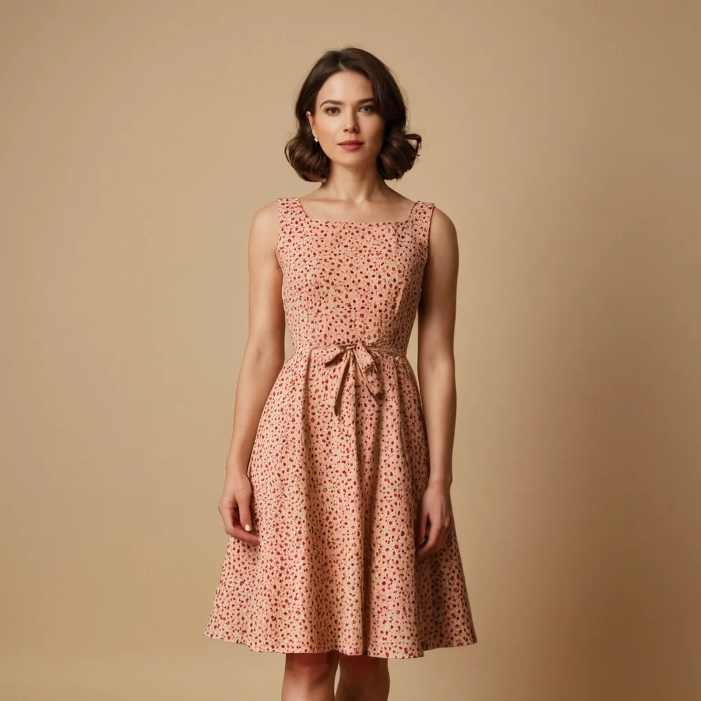 detailed photo of cherry pattern A Type dress