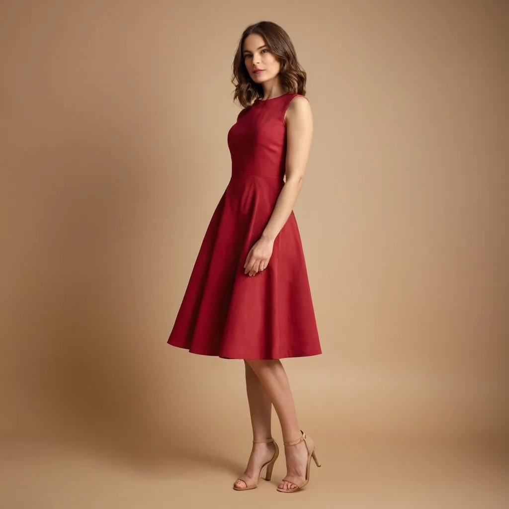 detailed photo of cherry pattern A Type dress