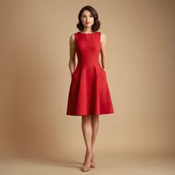 photo of #2 cherry red A Type dress