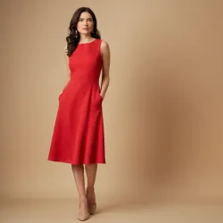 photo of #2 cherry red A Type dress