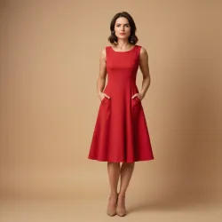 photo of #2 cherry red A Type dress