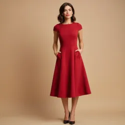photo of #2 cherry red A Type dress