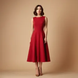 photo of #2 cherry red A Type dress