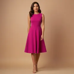 photo of #3 magenta A Type dress