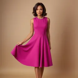 photo of #3 magenta A Type dress