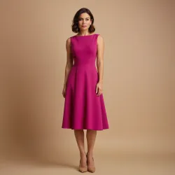 photo of #3 magenta A Type dress
