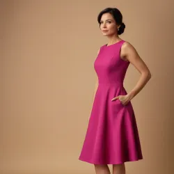 photo of #3 magenta A Type dress
