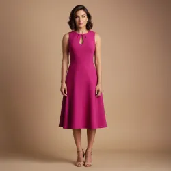 photo of #3 magenta A Type dress
