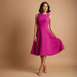 photo of #3 magenta A Type dress