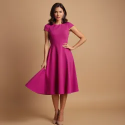 photo of #3 magenta A Type dress