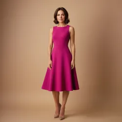 photo of #3 magenta A Type dress
