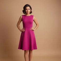 photo of 3-magenta-A-Type-dress
