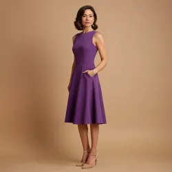 photo of #4 purple A Type dress