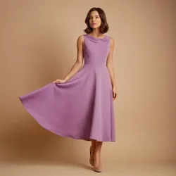 photo of #4 purple A Type dress