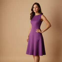 photo of #4 purple A Type dress