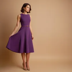 photo of #4 purple A Type dress
