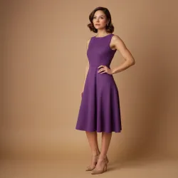 photo of #4 purple A Type dress