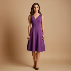 photo of #4 purple A Type dress